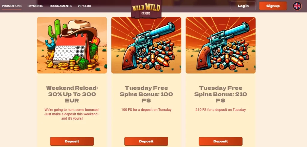 wildwild bonuses