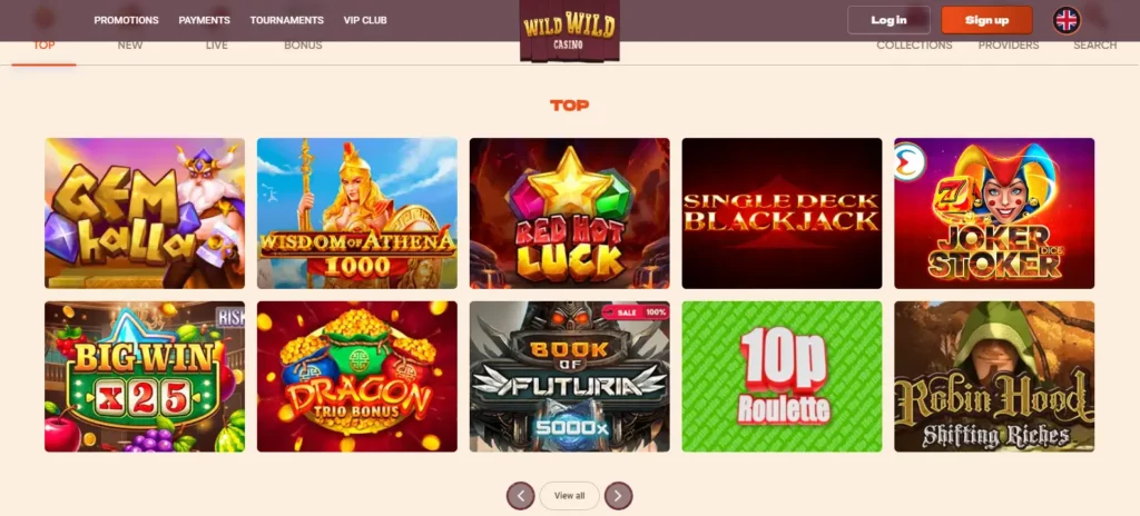 wildwild top games